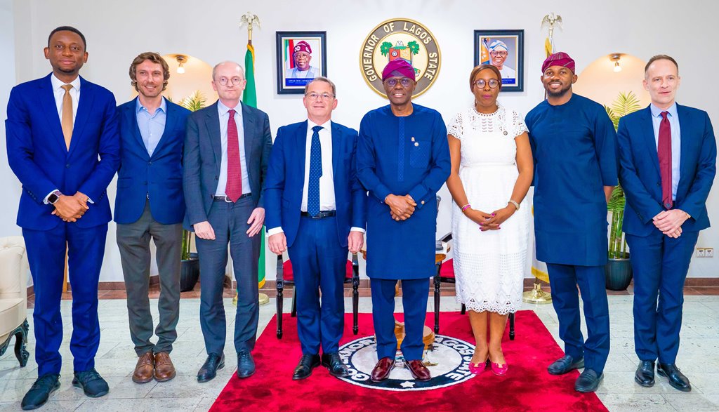 GOVERNOR SANWO-OLU RECEIVES CONSUL GENERAL OF FRANCE, LAURENT FAVIER AT LAGOS HOUSE, MARINA